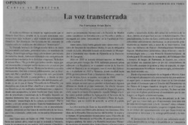 La voz transterrada