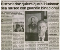Historiador quiere que el Huáscar sea museo con guardia binacional