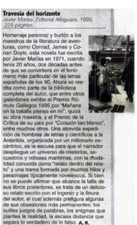 Travesía del horizonte