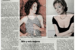 Liliana Ross dirigirá por primera vez a su hija Vanessa Miller