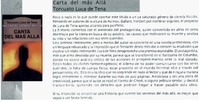 Carta del más allá