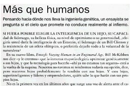 Mas que humanos