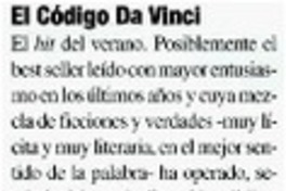 El Código Da Vinci