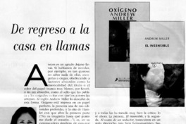 De regreso a la casa en llamas