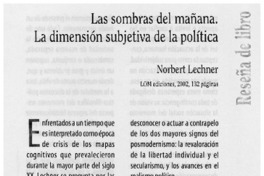 Las sombras del mañana