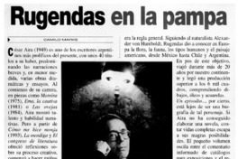 Rugendas en la pampa