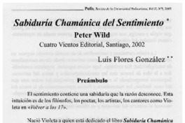 Sabiduría chamánica del sentimiento