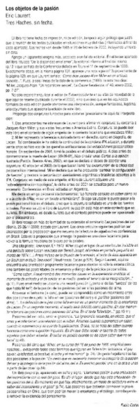 Los objetos de la pasión