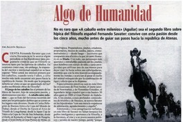 Algo de humanidad