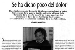 Se ha dicho poco del dolor