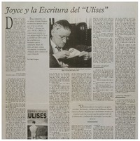 Joyce y la escritura del "Ulises"