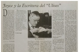 Joyce y la escritura del "Ulises"