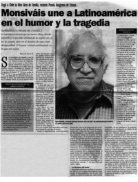 Monsiváis une latinoamérica en el humor y la tragedia