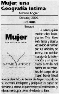 Mujer, una geografía intima