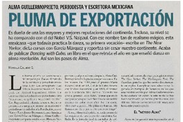 Pluma de exportación