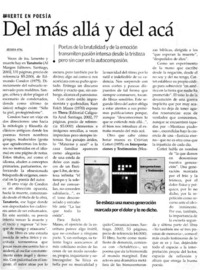 Del más allá y del acá