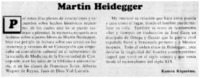 Martín Heidegger