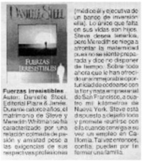 Fuerzas irresistibles.