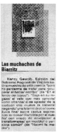 Las Muchachas de Biarritz.