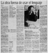 La otra forma de usar el lenguaje