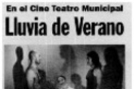 Lluvia de verano.