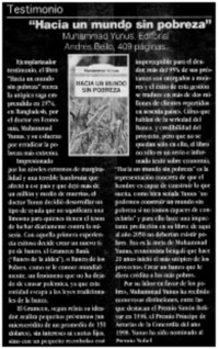 Hacia un mundo sin pobreza