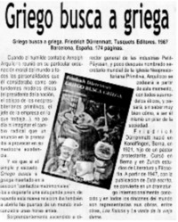Griego busca a griega.