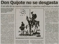 Don Quijote no se desgasta
