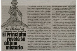 El Principito revela su último misterio con el hallazgo del avión de Saint Exupéry