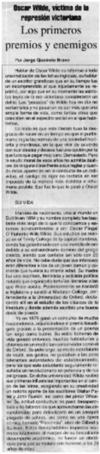 Los primeros premios y enemigos