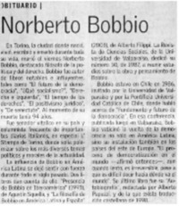 Norberto Bobbio.