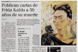 Publican cartas de Frida Kahlo a 50 años de su muerte