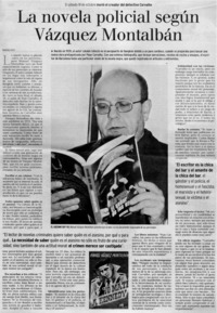 La novela policial según Vázquez Montalbán