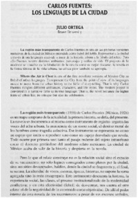 Los Lenguajes de la ciudad