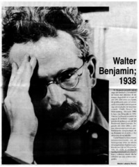 Walter Benjamin, 1938