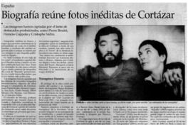 Biografía reúne fotos inéditas de Cortázar.