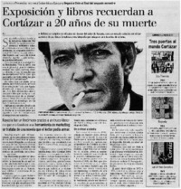 Exposición y libros recuerdan a Cortázar a 20 años de su muerte