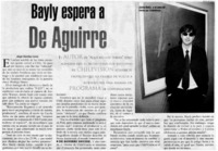 Bayly espera a De Aguirre
