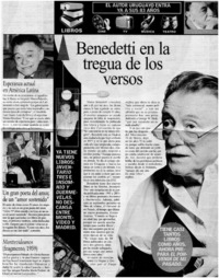 Benedetti en la tregua de los versos.