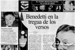Benedetti en la tregua de los versos.