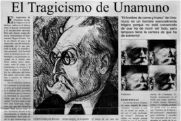 El tragicismo de Unamuno.
