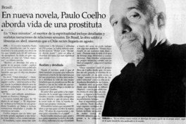 En nueva novela, Paulo Coelho aborda vida de una prostituta