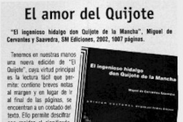 El Amor del Quijote