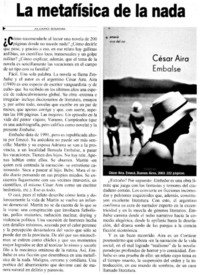 La Metafísica de la nada