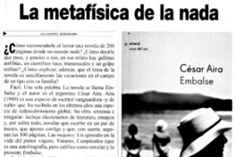 La Metafísica de la nada