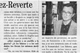 La guerra según Pérez-Reverte.