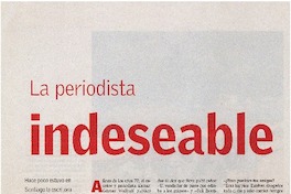 La periodista indeseable