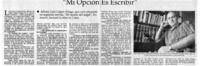 Mi opción es escribir".