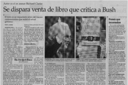Se dispara venta de libro que critica a Bush