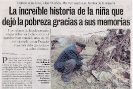 La increíble historia de la niña que dejó la pobreza gracias a sua memorias